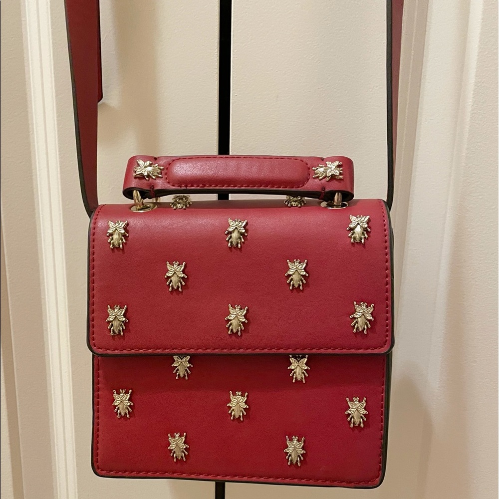 ZARA small red ladybug handbag